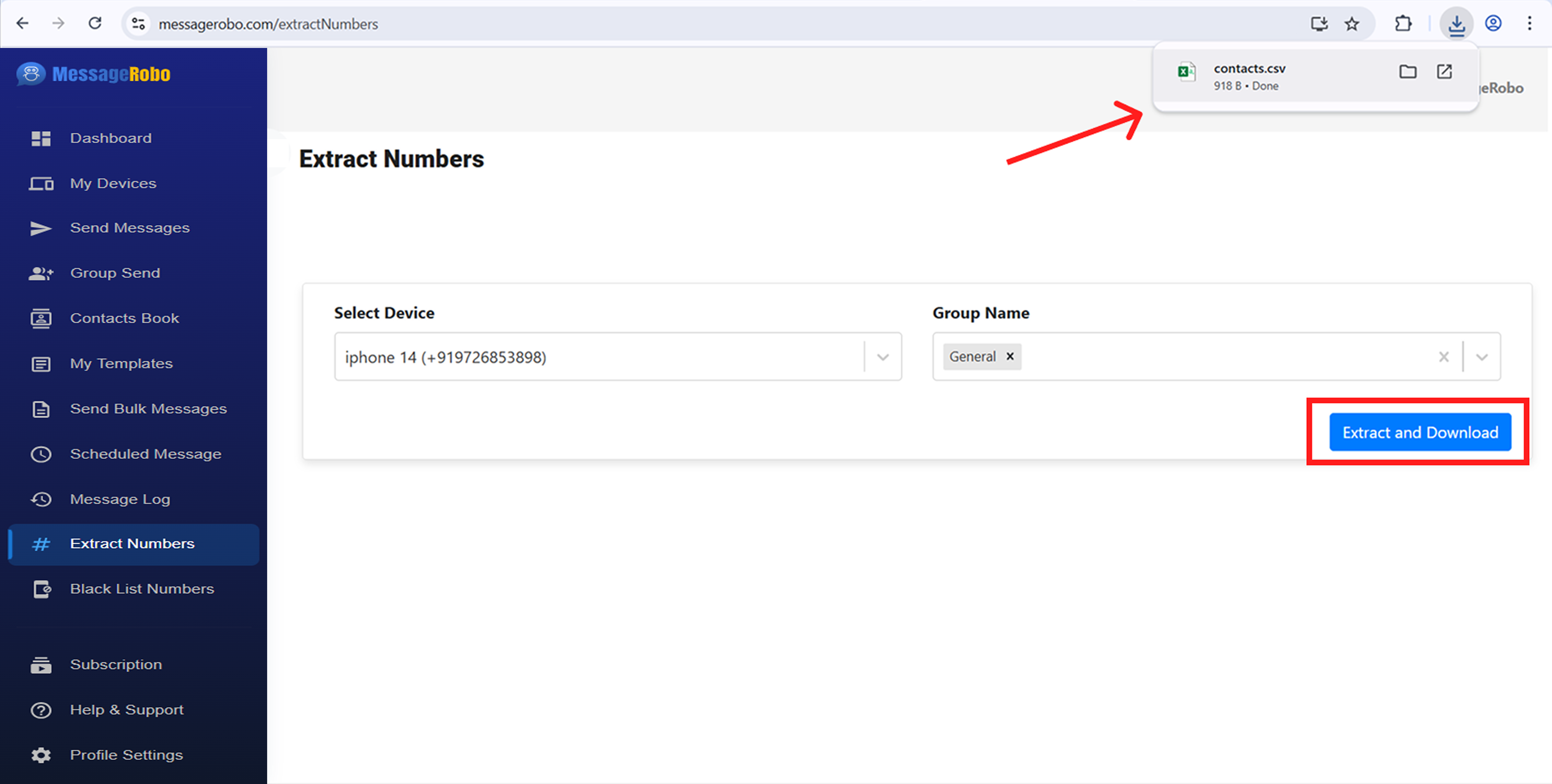 extract numbers image